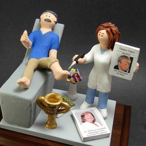 Personalized Podiatrist&#39;s Gift Figurine - Custom Made Foot Doctor Statue - podiatrist graduation gift - Podiatry Surgeon&#39;s Gift Figurine