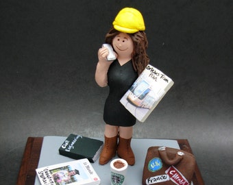 Daughter's Graduation Gift - Figurine Personalized  - Custom Made Clay Statue -  gift for wife, daughter, sister,  girlfriend