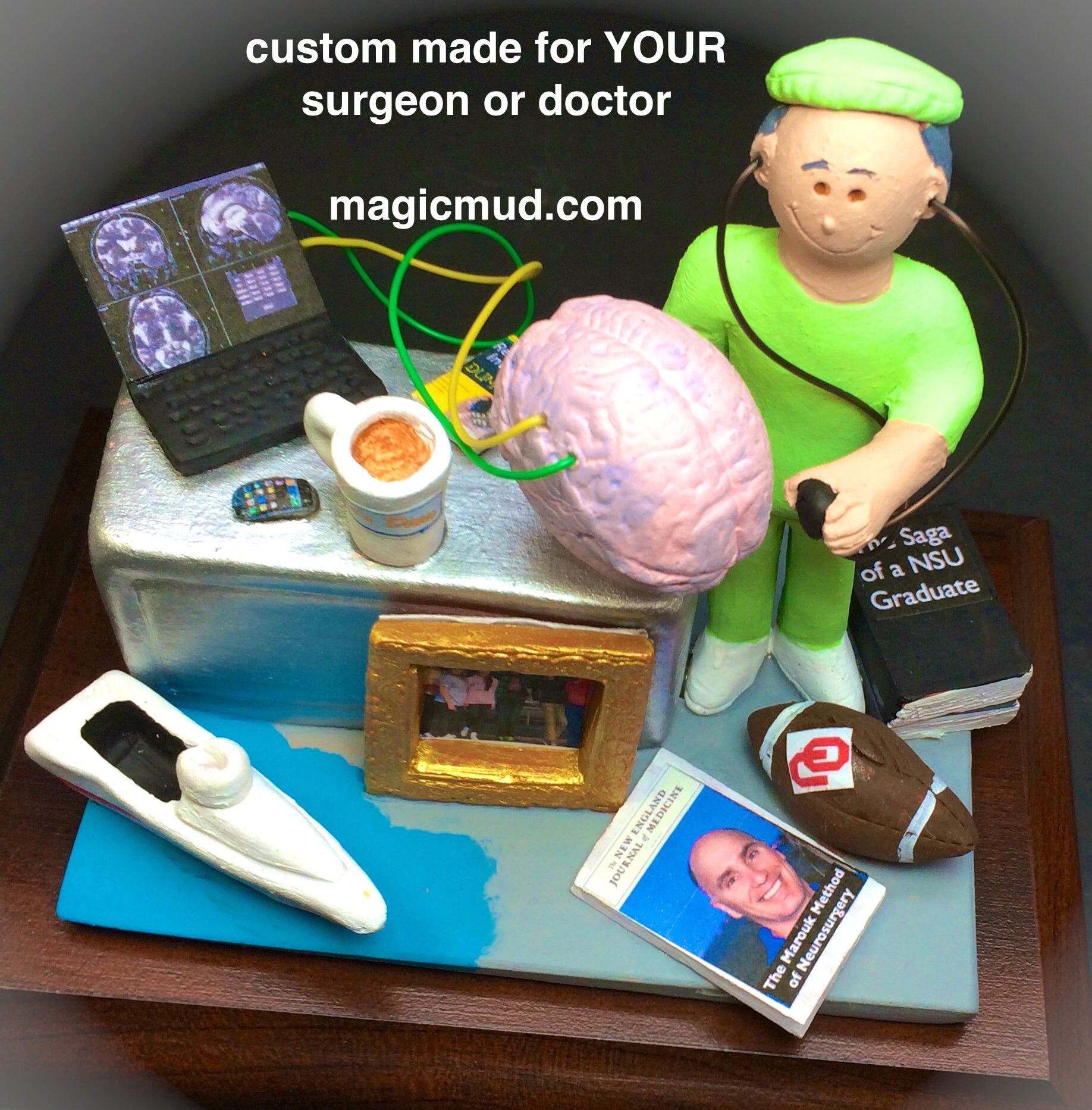 Neurologist's Figurine Custom Made Gift for a Brain Etsy