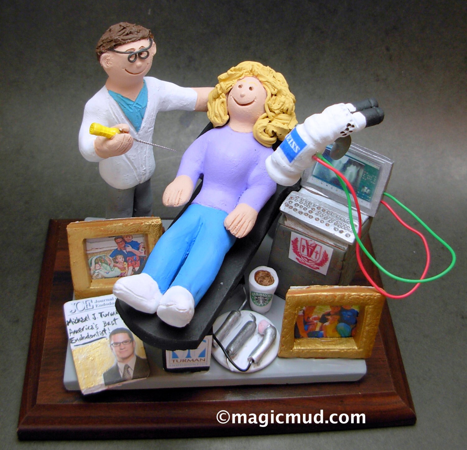 Custom Dental Office Art Custom Made Dentist Gift Dental Etsy