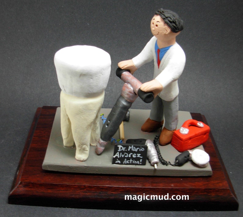 Pediatric Dentist Gift Custom Figurine Custom Made Dentist Etsy Canada