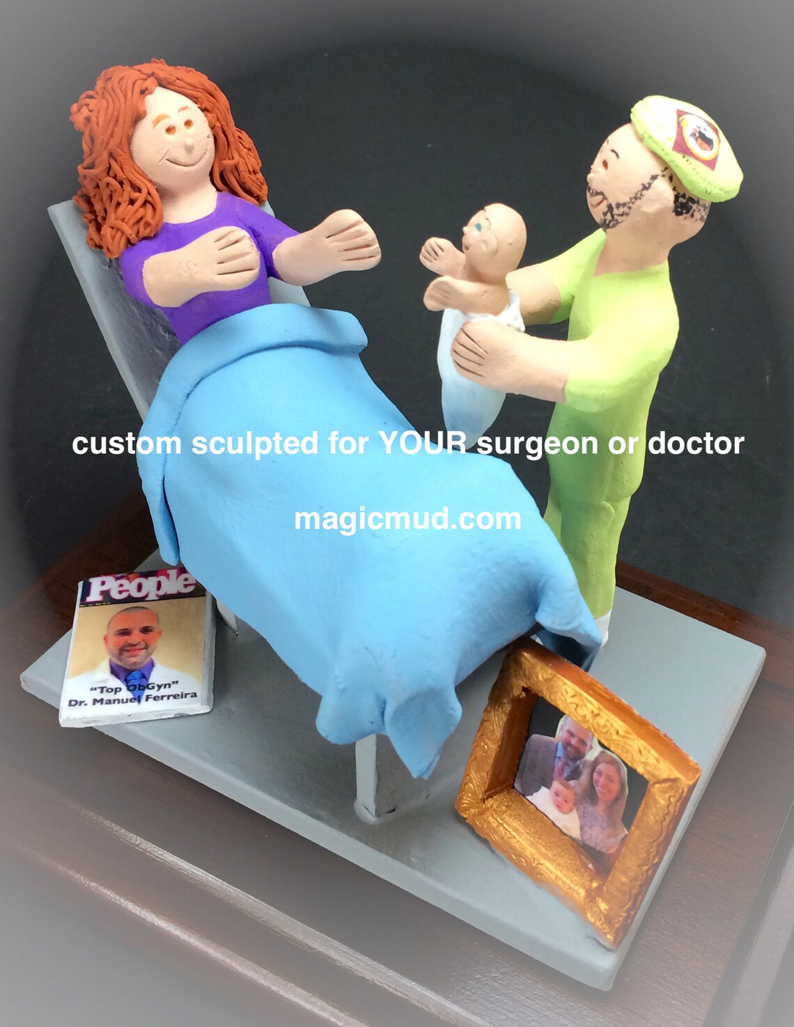OB-GYN Doctor's Custom Made Figurine Personalized - Etsy Canada
