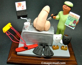 Urologe Figur, Geschenk für einen Arzt - Personalisiertes Chirurg Geschenk - Benutzerdefinierte Doktorfigur - Urologie Doktor Abschlussgeschenk