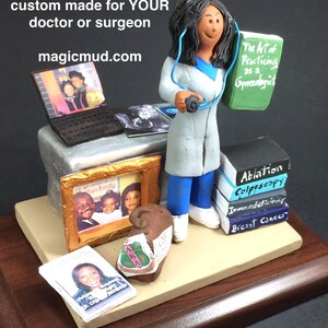 OB-GYN Doctor's Custom Made Figurine, Personalized Obstetrician's Gift ...