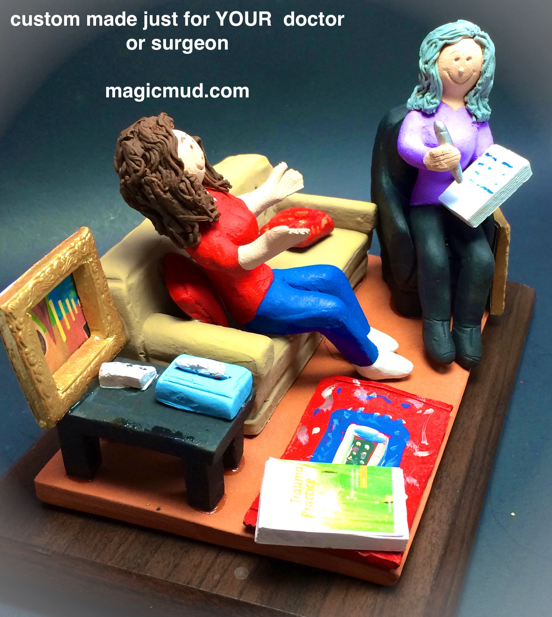 Shrink therapist psychiatrist Figurine Etsy Canada