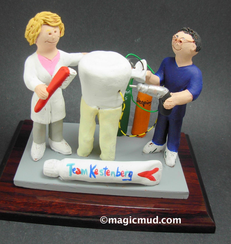 Retirement Gift for a Dentist Custom Made Dentist Gift Dental Figurine