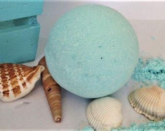 Under the Sea Bath Bomb/Beach Scented/Tropical Bath/Blue Water/Turquoise Bath Bomb