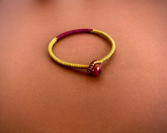 Lucky Rope Zen Bracelet - Handmade Thread Knot Bracelet for Mindfulness and Positive Energy