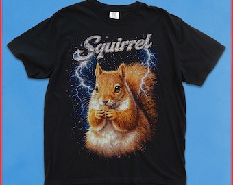 Squirrel Graphic T-shirt – Unisex Cotton Tee - Etsy