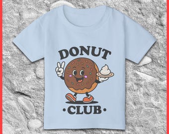 Camiseta infantil para amantes de las donas: Camiseta divertida para amantes de la comida