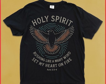 Comfort Colors® Holy Spirit Dove T-Shirt: Vintage Christian Streetwear