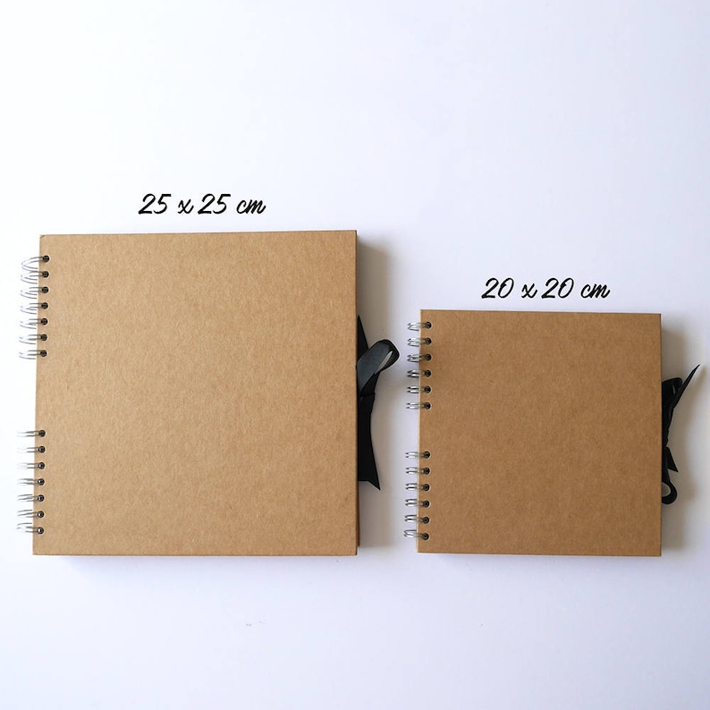 Guest book personalized Rustic and original wedding Guestbook kraft personalised calligraphy names and polka dot wreath