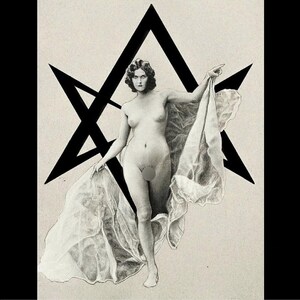 Thelema - Art Print by Louis Braquet: Vintage Occult Wall Decor