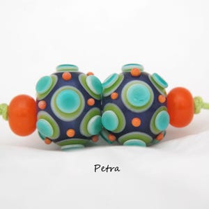 BuliBeads - Handmade Lampwork Glass Beads  - Earrings set - Lampwork