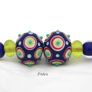 BuliBeads - Handmade Lampwork Glass Beads  - Earrings set - Lampwork