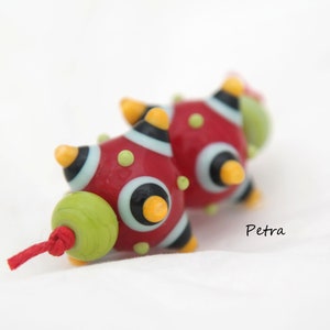 BuliBeads - Handmade Lampwork Glass Beads  - Earrings set - Lampwork