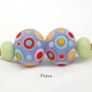 BuliBeads - Handmade Lampwork Glass Beads  - Earrings set  - Lampwork