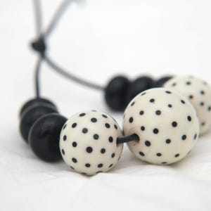 PetraBeads - Handmade Lampwork (3+6) Glass Beads - Happy beads - lampwork - glass - beads