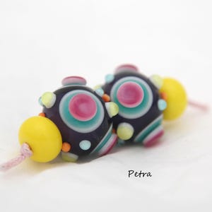 BuliBeads - Handmade Lampwork Glass Beads  - Earrings set - Lampwork