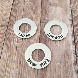 Additional Rings for your Travel Key ring, Contry Travel rings collective, Gifting travel Holidays Clip, Travel Lover keychain Gift