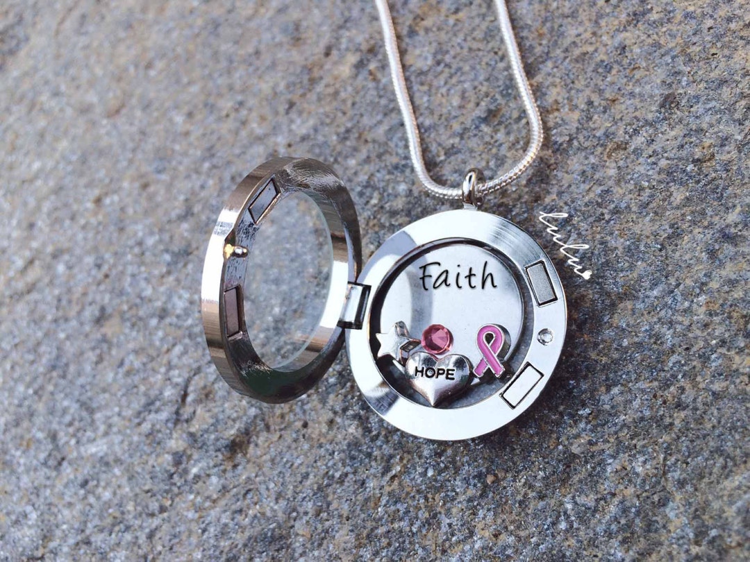 Collier Médaillon Rond Cristal Couleur Café - Charme Flottant Mémoire, 24 Pouces, Alliage, Neuf Sans Emballage
