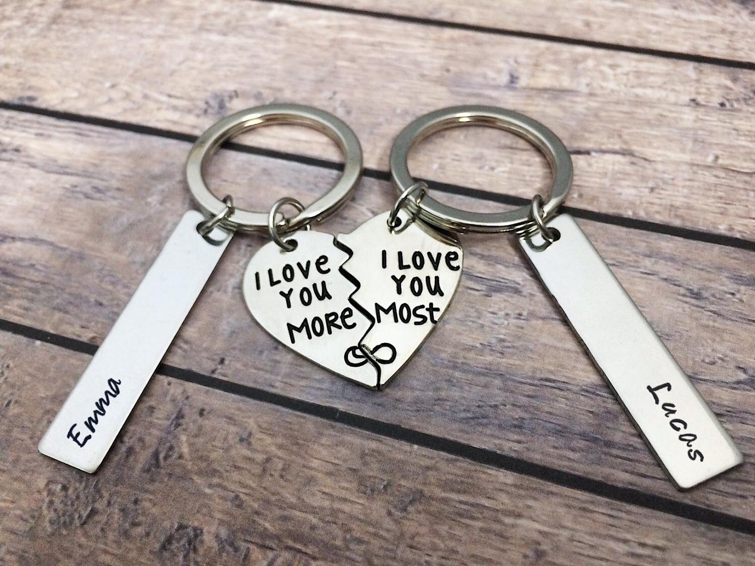 Keychain Gifts Personalized for Him Her - Valentine's Day