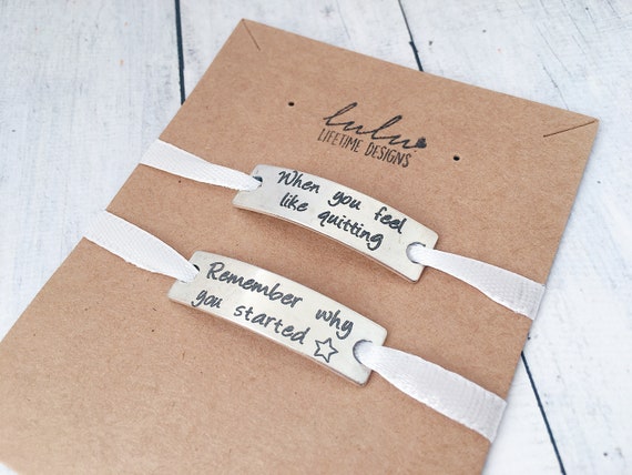 Trainer Lace Tags Running Motivation Shoe Tags When You Feel Like Quitting Gift