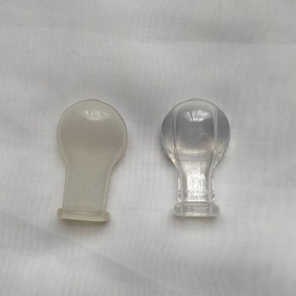 clear silicone teat