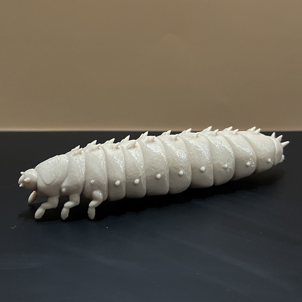 3D printed Small Hive Beetle Larva