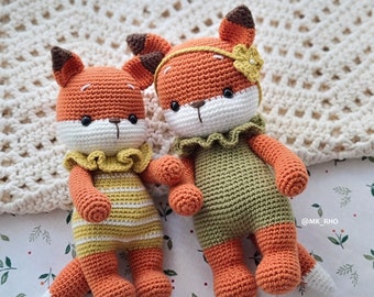 Crochet Fox Amigurumi Pattern: 2023FOX Plush Animal (PDF Pattern)