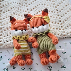 Crochet PATTERN fox amigurumi, 2023FOX crochet pattern amigurumi forest animals, pattern amigurumi plush fox, crochet pattern.