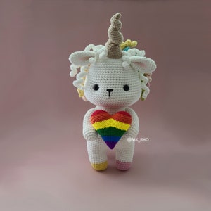Baby Unicorn, amigurumi, crochet pattern, crochet unicorn, amigurumi pattern, pdf.