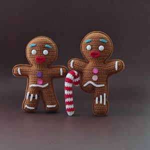 Gingerbread Man, amigurumi, crochet pattern, crochet gingerbread man, amigurumi pattern, pdf.