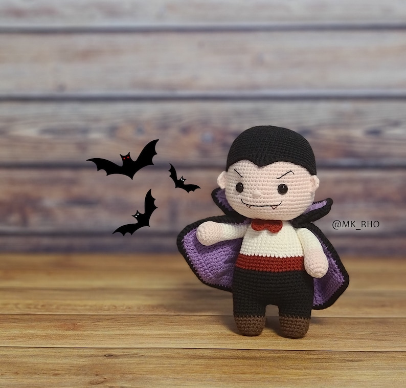Crochet Vampire Doll crochet pattern by MKRHO