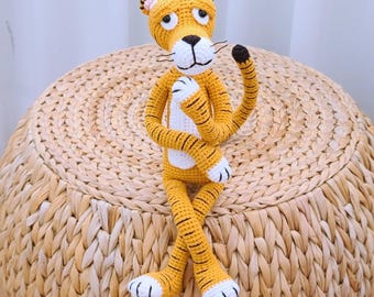 Crochet Skinny Tiger Amigurumi Pattern (PDF)