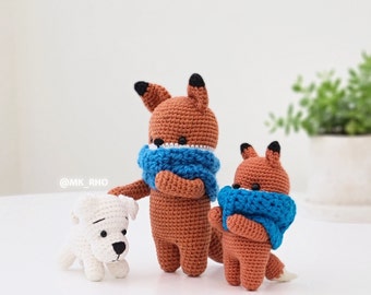 amigurumi pattern, crochet doll, MINIFOX