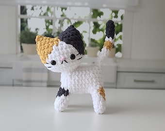 Crochet Cat Pattern: No-Sew Kitten (PDF)