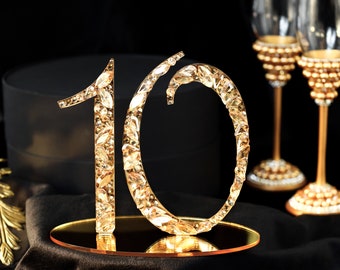 Wedding Table Number Classic Rose Gold Table Number Gold Table Number Elegant  Table Number Stand Table numbers for wedding rose gold decor