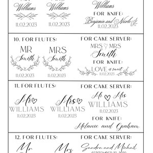 Wedding shower gifts for couple Engraved glasses for bride and groom Personalized champagne flutes Bridal shower gifts anniversary glasses image 6
