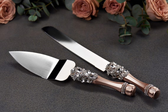  Personalized  Wedding  Cake  Server Set  Wedding  Cake  Knife 