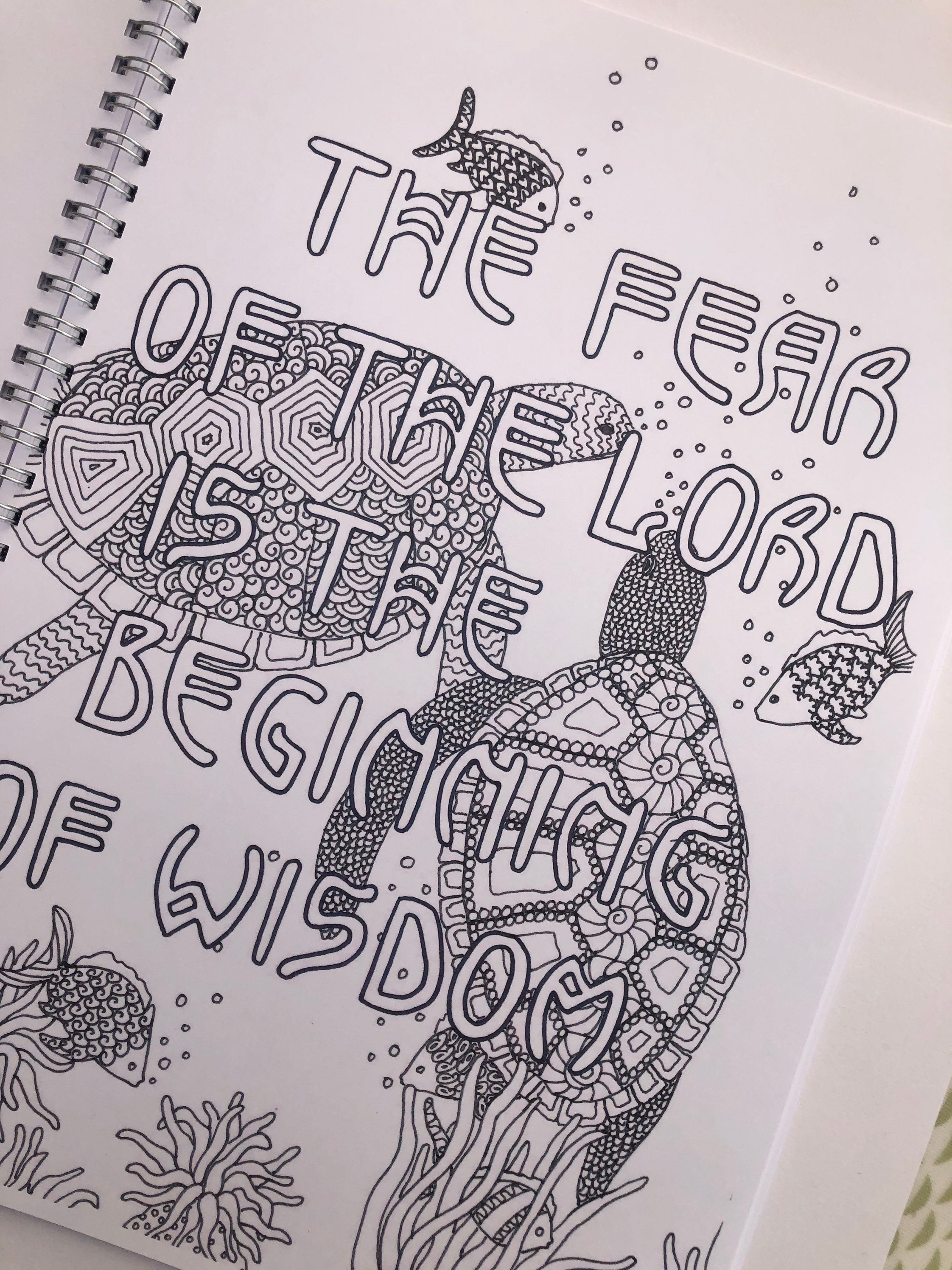 Detailed Coloring Book. 30 hand drawn coloring pages on thick | Etsy