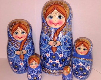 Matryoshka doll, russian nesting doll, Babushka doll