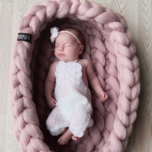 wool baby nest