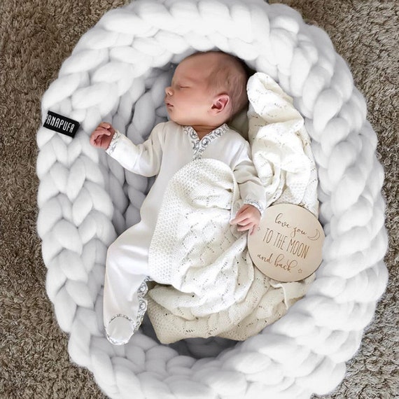 wool baby nest