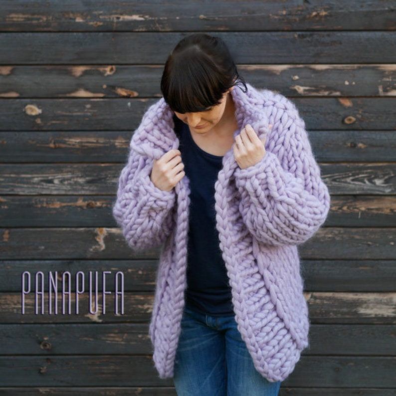 Grobstrick Strickjacke, Garn Mantel, Grobstrick Strickpullover, Riesen Strickpullover, Wollmantel, übergroße Pullover gestrickt Grobstrick Strickjacke, Garn Mantel, Grobstrick Strickpullover, Riesen Strickpullover, Wollmantel, übergroße Pullover gestrickt