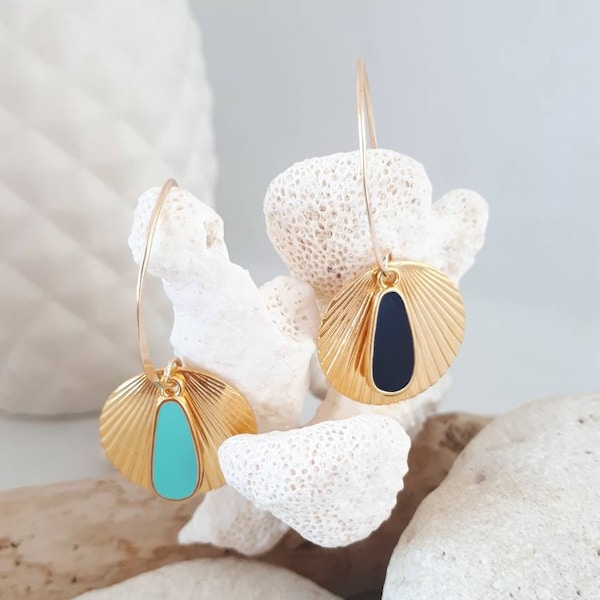 Boucles d'oreille Coquillage