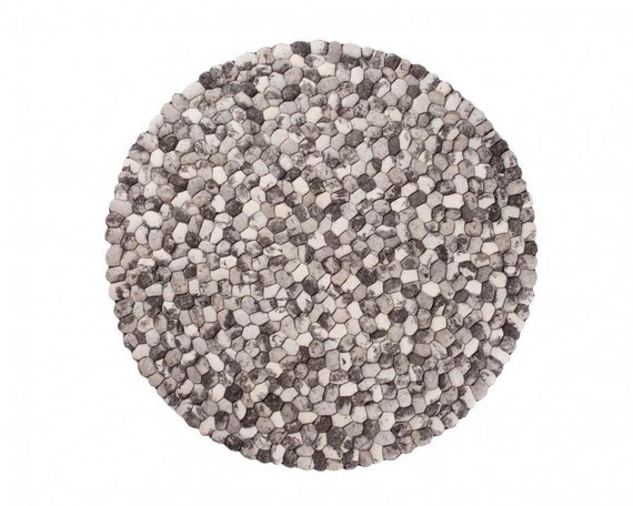 Ayaan 70cm To 300cm Round Pebble Rugs In Grey Colour Large Ireland Ayaan 70cm To 300cm Round Pebble Rugs, Round Rugs 70cm