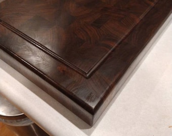 Cutting board juice groove for endgrain cutting boards