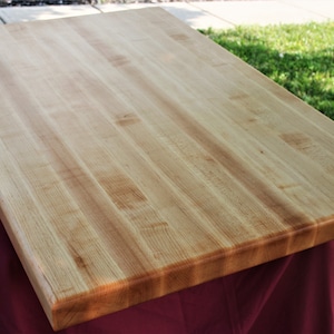 Tabla de cortar de arce personalizada de gran tamaño