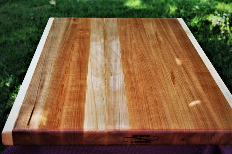Large Custom Maple Cutting Board Etsy
